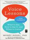 Cover image for Voice Lessons for Parents